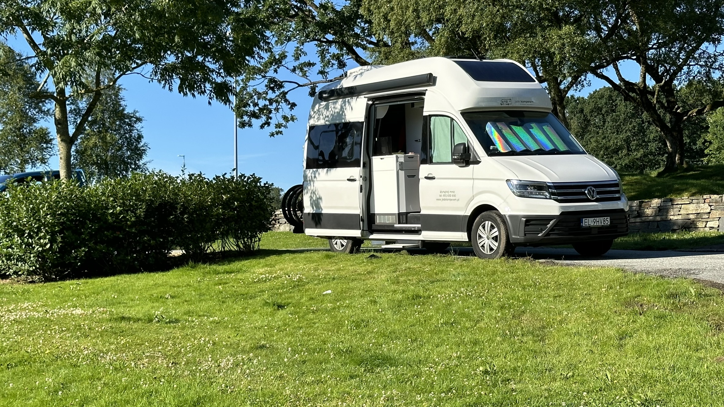 Kamper Grand California zimą – ogrzewanie i komfort wewnątrz